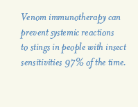 Venom Immunotherapy fact